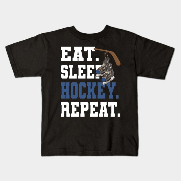 Ice Hockey for Life Gift Kids T-Shirt by Jackys Design Room